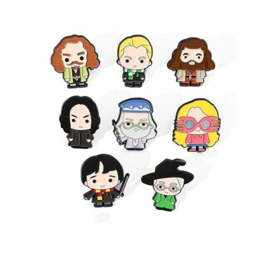 Set Pines Broches personajes de Harry Potter Chibi kawai