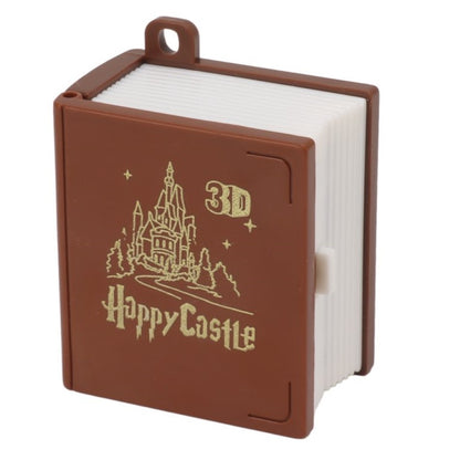 Llavero castillo encantado libro 3D plegable Harry Potter