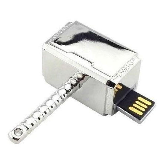 Usb Pendrive 16 Gbs Martillo De Thor (mjölnir) Metalico