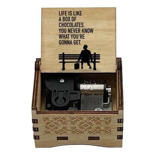 caja musical madera Forrest Gump