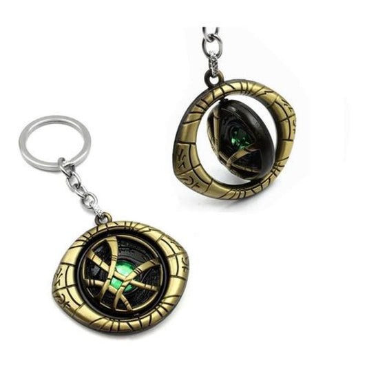 Llavero Metálico Doctor stranger Ojo de Agamotto. gema