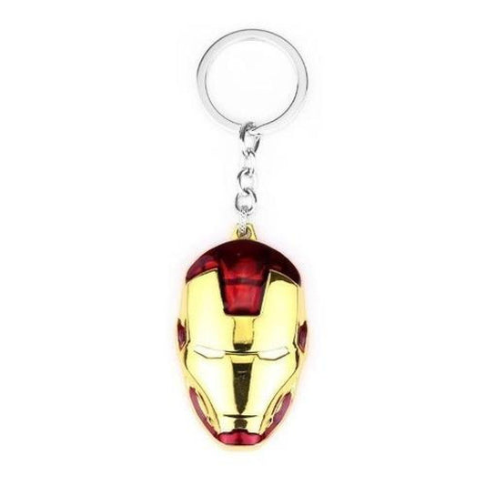 Llavero Metálico Iron Man Marvel Avengers Mano Cara