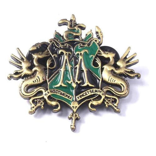 Pin Metálico Escudo De La Familia Malfoy Harry P