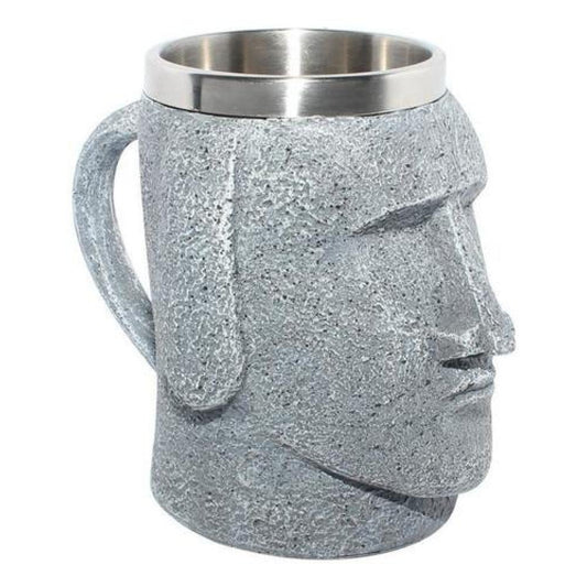 Tazon Taza 3d Moai Piedra