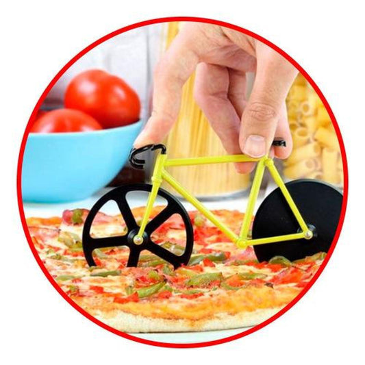 Cortador Creativa De Pizza Bicicleta Bike