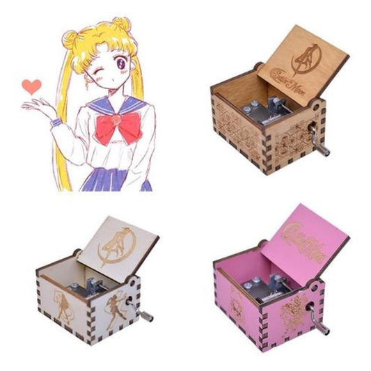 Caja Musical Rosada  Anime Sailor Moon