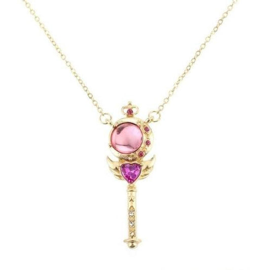 Collar Sailor Moon cetro lunar Cutie Moon rod