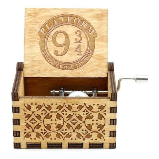 Caja Musical Madera Harry Potter Plataforma 9 3/4