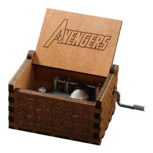 Caja Musical Madera Avengers