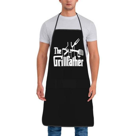 Delantal divertido "The Grillfather " padrino de la parrilla