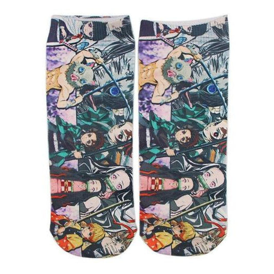 Calcetines Tobilleras 3d demon Slayer anime kawaii