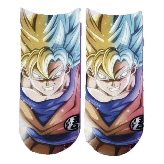 Calcetín 3d Tobilleras Goku enojado