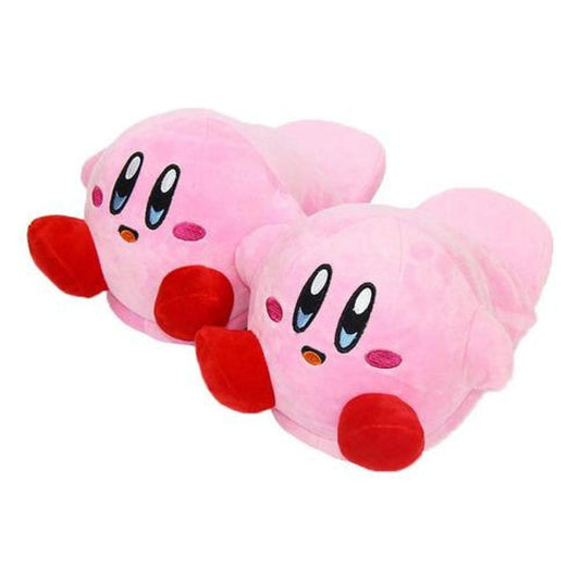 Pantuflas 3D suaves Kirby kawai