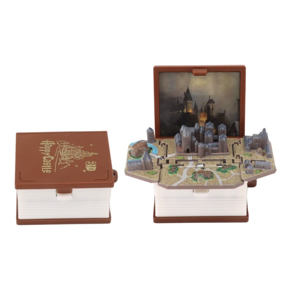 Llavero castillo encantado libro 3D plegable Harry Potter