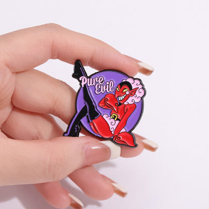 Broche pin divertido "ÉL" Pure Evil chicas superpoderosa