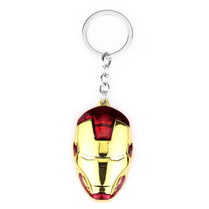 Llavero Metálico Iron Man Marvel Avengers Mano Cara