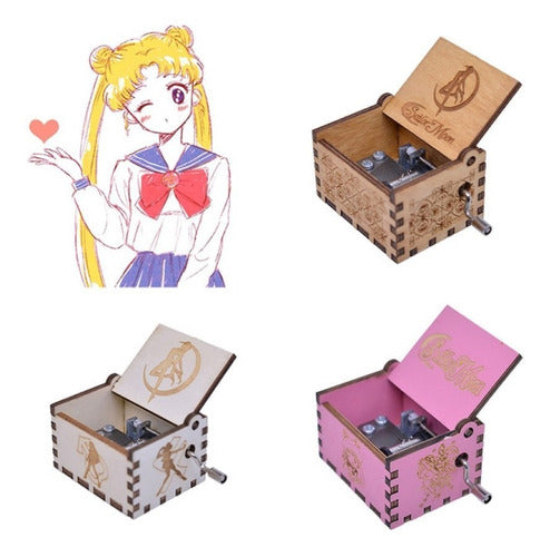 Caja Musical Rosada  Anime Sailor Moon