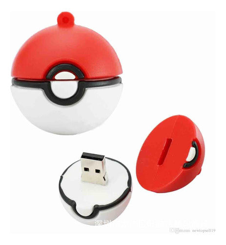 Usb Pendrive 16 Gb Pokemon Pokebola