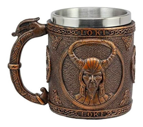 Tazón Taza 3d Dioses vikingo Loki