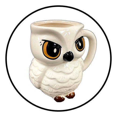 Tazón cerámica 3D Baby Hedwig harry potter kawaii