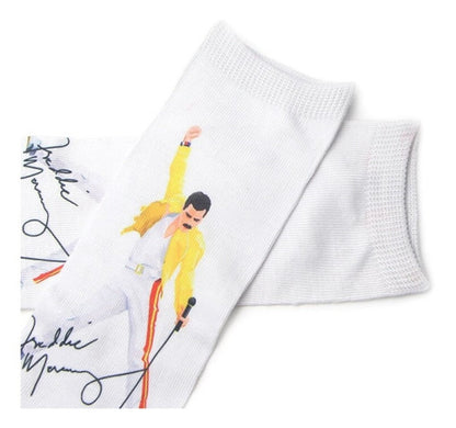 Calcetines Tobilleras 3d Freddie Mercury Queen