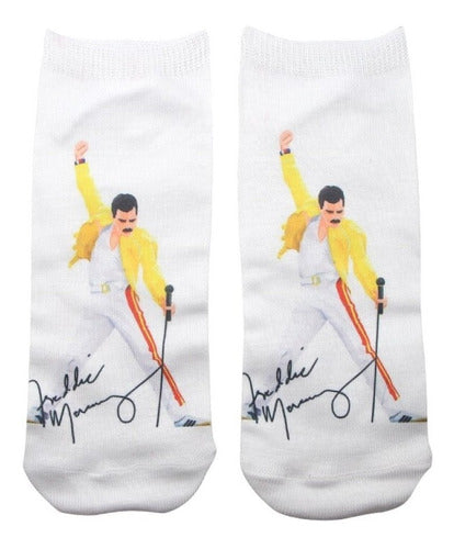 Calcetines Tobilleras 3d Freddie Mercury Queen