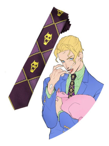 Corbata Jojo's Bizarre Adventure Kira Yoshikage Killer Queen