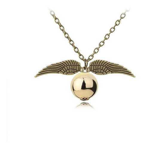 Collar Harry Potter  snitch dorada Estoykuku