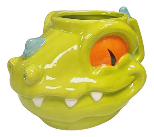 tazón cerámica 3D  Dinosaurio Reptar Rugrats