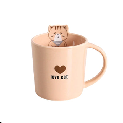Taza cerámica Gatito Love Cat kawaii