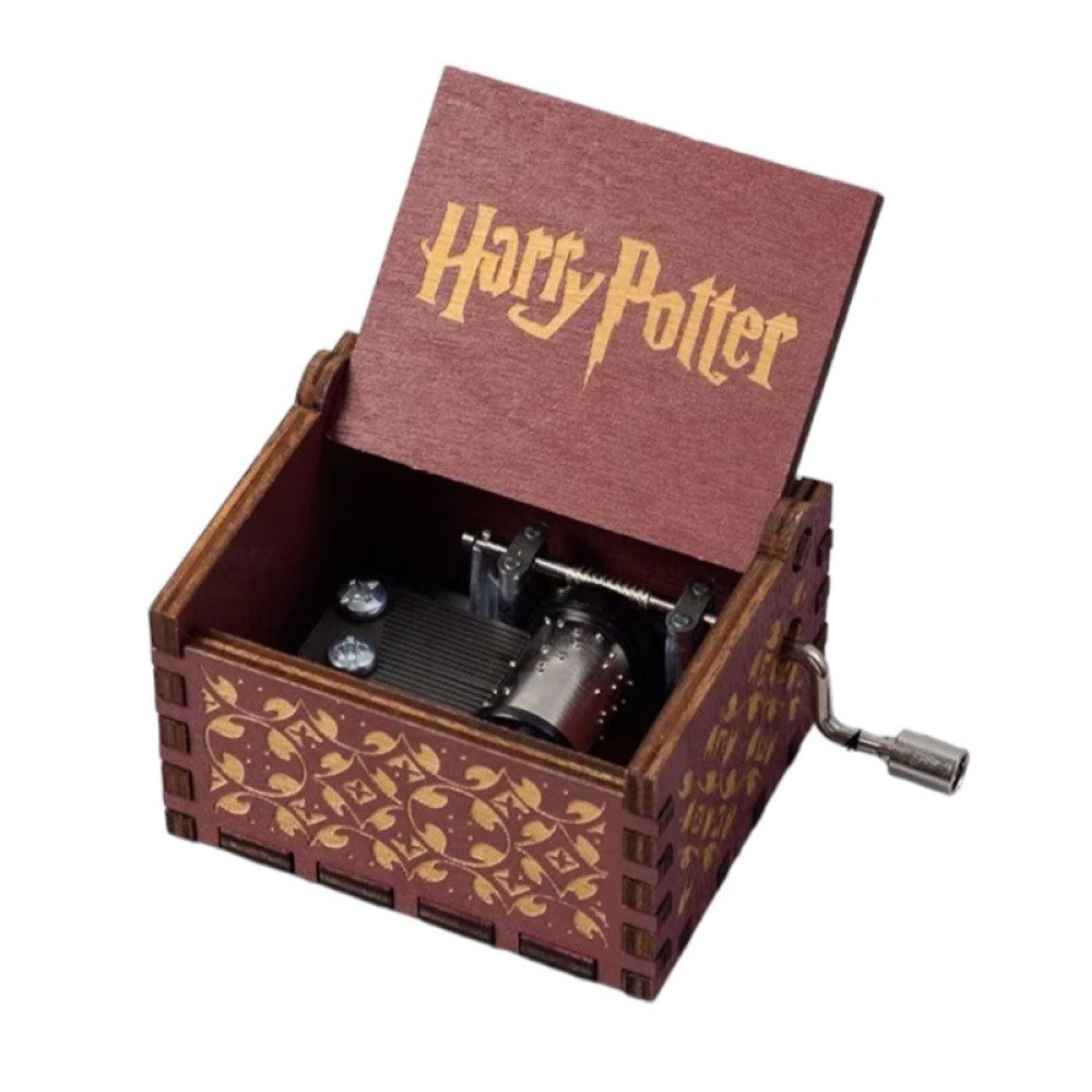 Caja Musical Madera Harry Potter Hogwarts