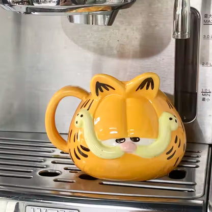 Tazón cerámica 3D Rostro gato Garfield