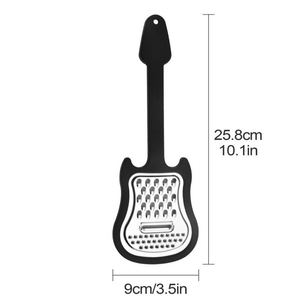 Rallador de acero inoxidable en forma de Guitarra