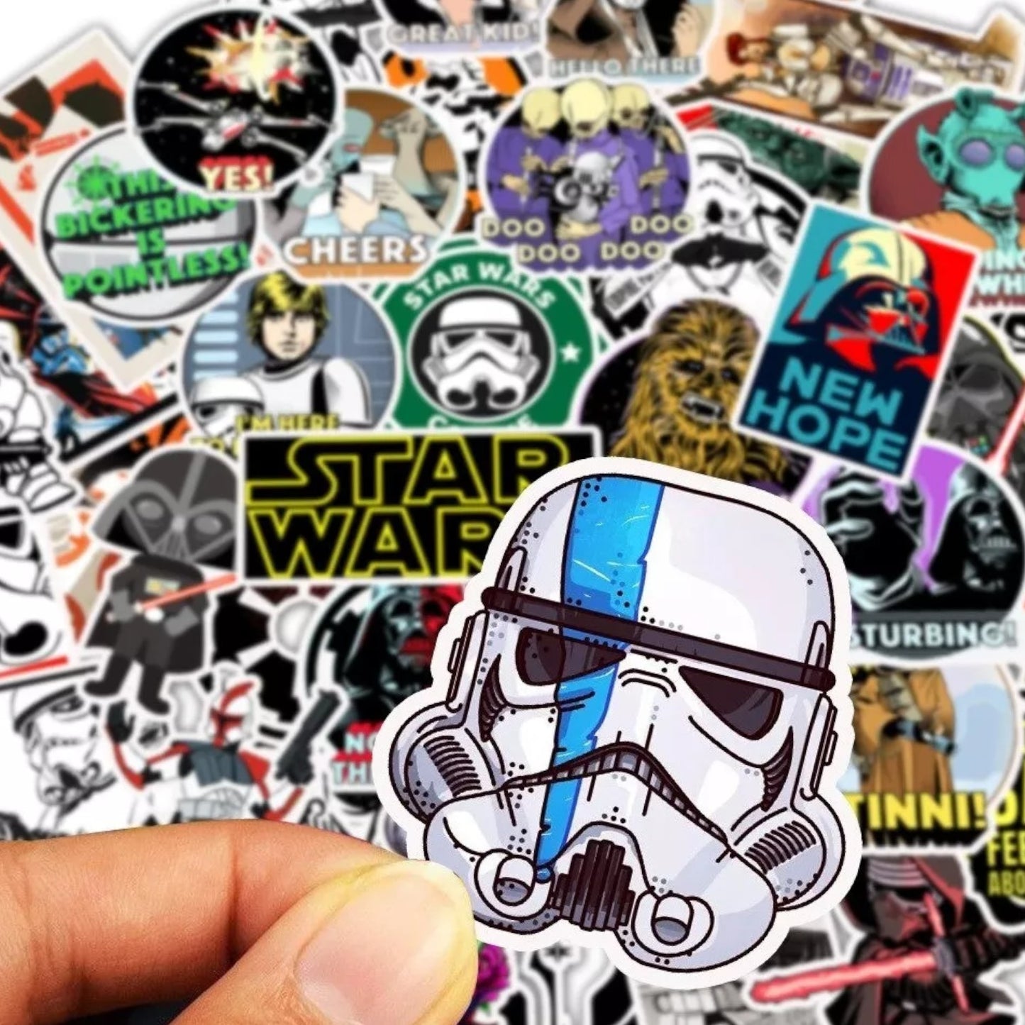 Pack Sticker Star Wars Stormtooper Darth Vader