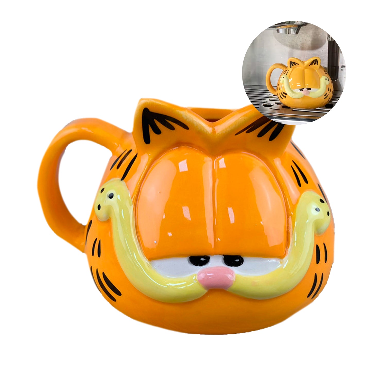 Tazón cerámica 3D Rostro gato Garfield