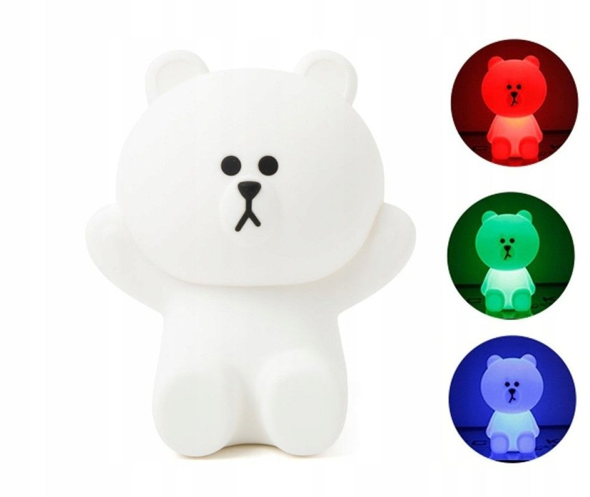 Lámpara Espantacucos Oso teddy  colorful arcoíris