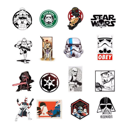 Pack Sticker Star Wars Stormtooper Darth Vader