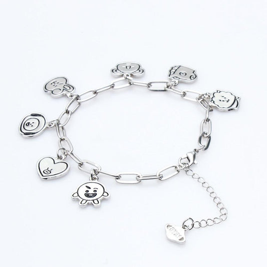 Pulsera dijes coreana grupo de Kpop