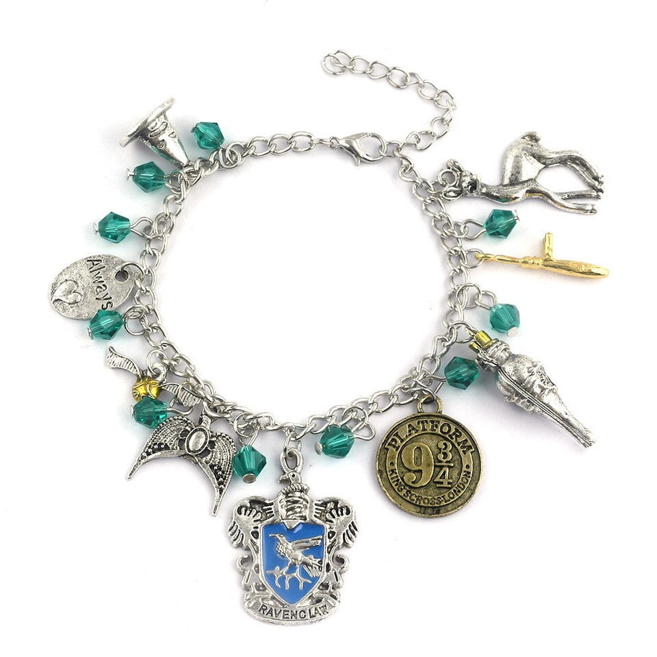 Pulsera dijes casas Hogwarts Harry Potter