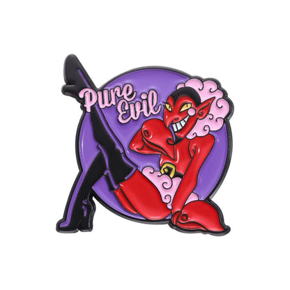 Broche pin divertido "ÉL" Pure Evil chicas superpoderosa