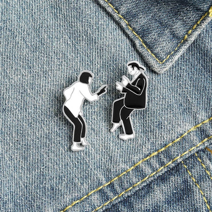 Pack Pines Broche Pulp Fiction Baile Mia & Vincent