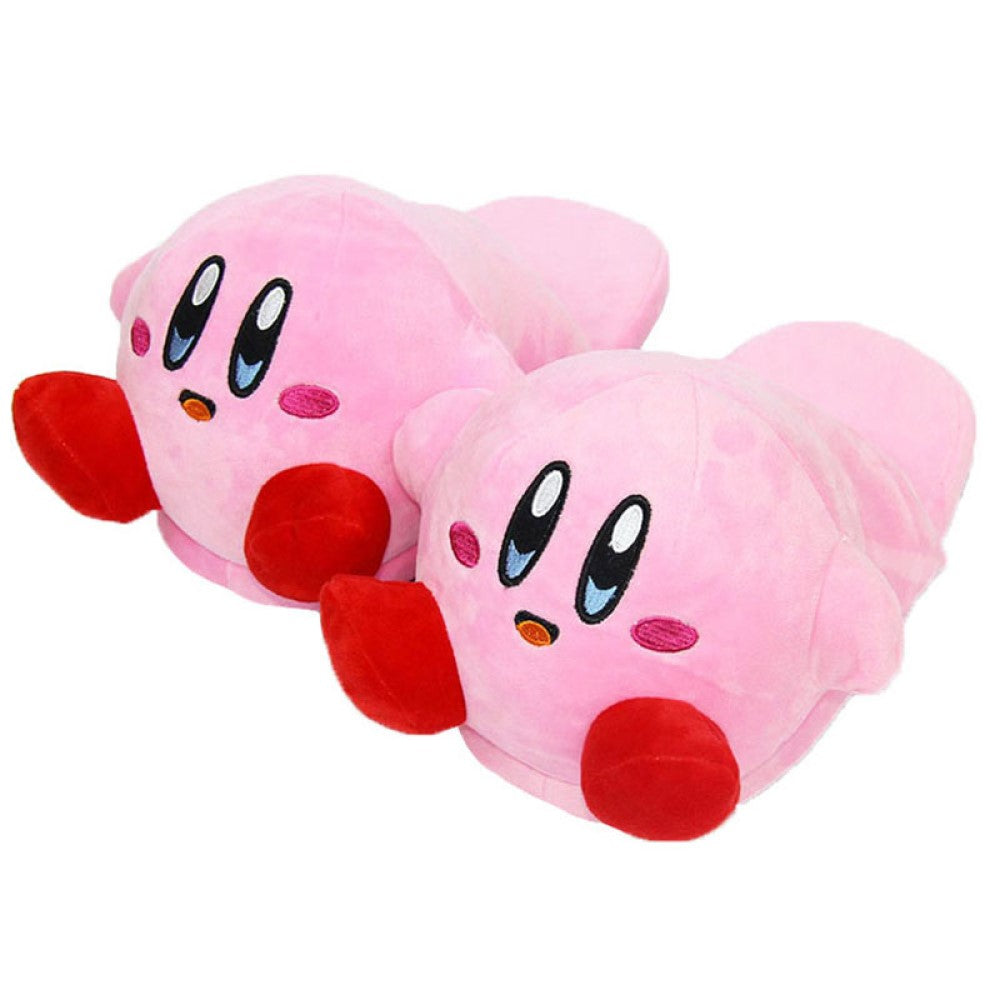 Pantuflas 3D suaves Kirby kawai