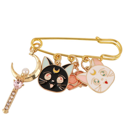 Pin Broche vintage Dijes Sailor moon Luna