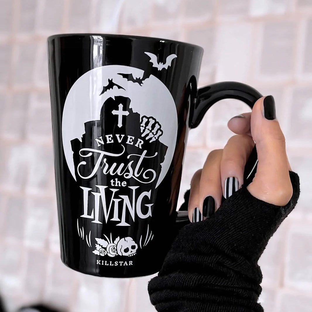 Tazón taza cerámica "Never Trust The Living" Kill gothic