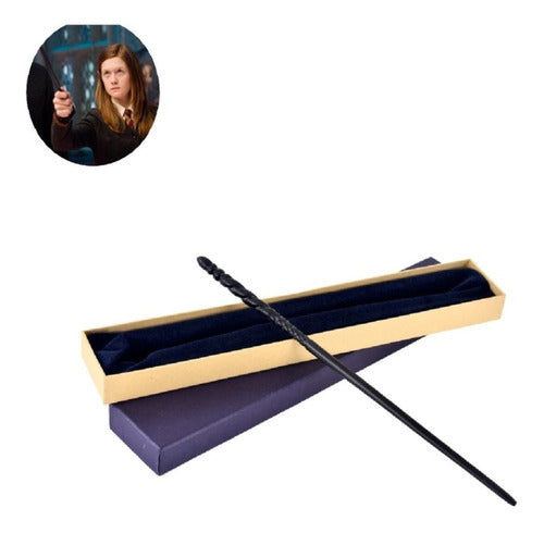 Varita Ginny Weasley Harry Hp 35 Cm Centro Metalico