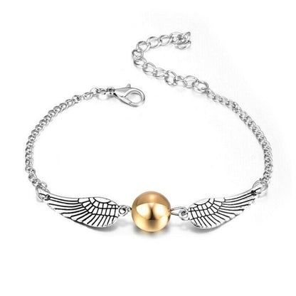 Set Golden Snitch Quidditch Collar + Pulsera  Harry Potter