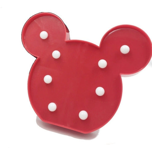 Lámpara 3d Plástico Mickey Mouse Minnie (estoykuku)