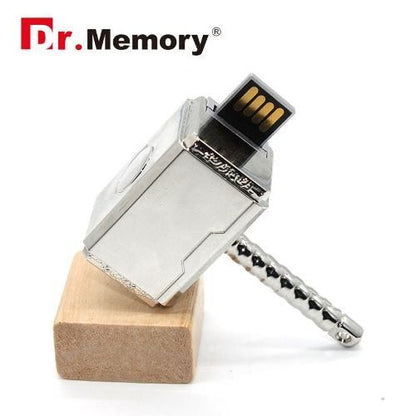 Usb Pendrive 16 Gbs Martillo De Thor (mjölnir) Metalico