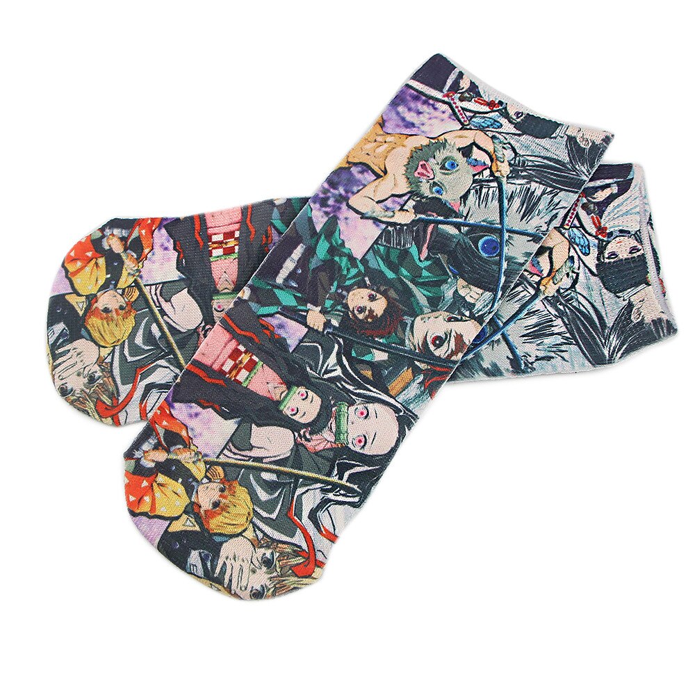 Calcetines Tobilleras 3d demon Slayer anime kawaii