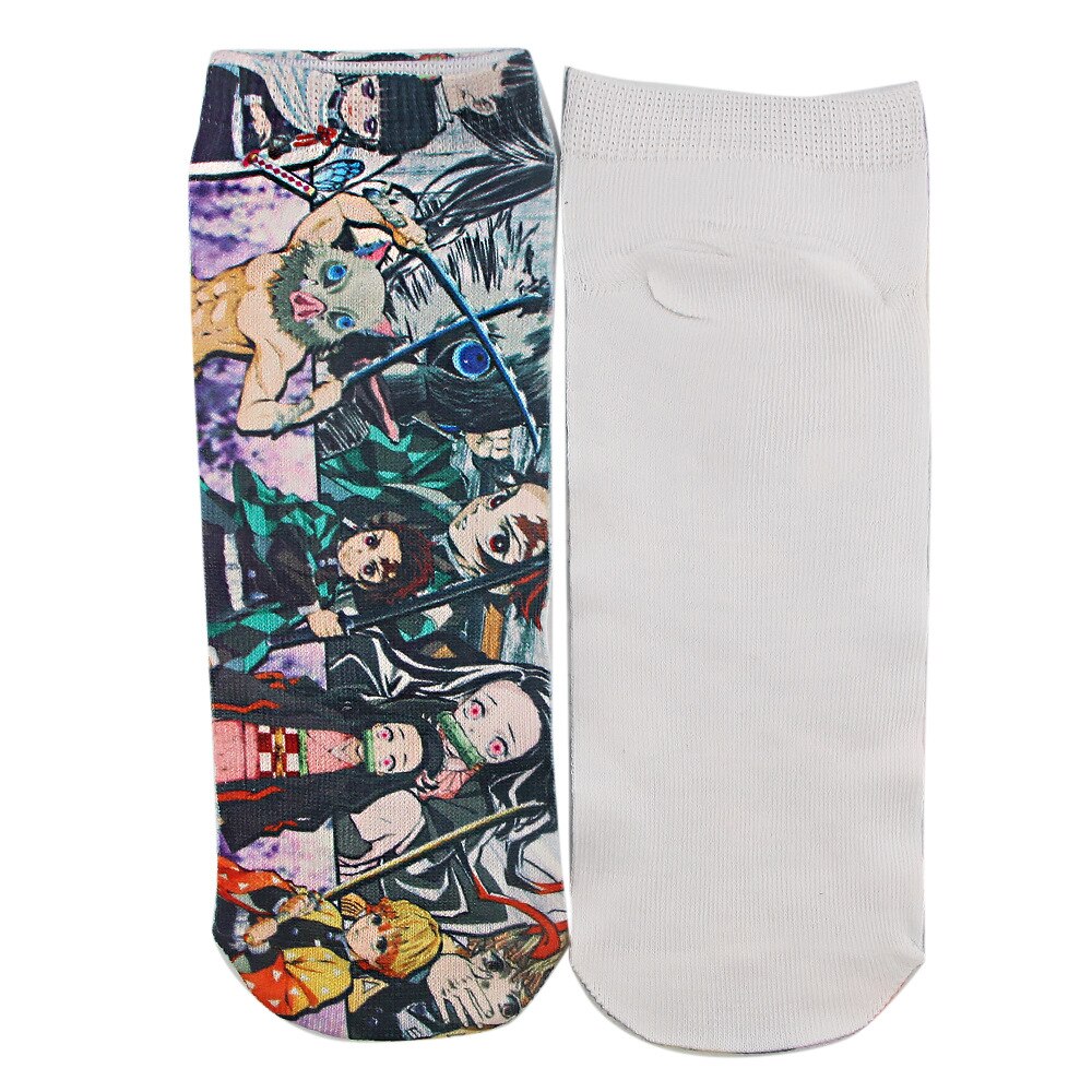 Calcetines Tobilleras 3d demon Slayer anime kawaii